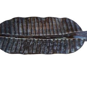 Feuille de Bananier en bois exotique sculpté a la main